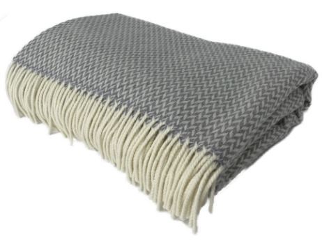 Merino Herringbone Throws