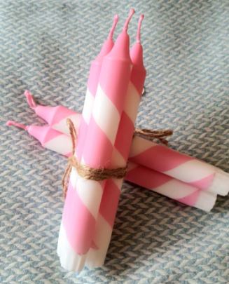 Hand Coloured Candles
