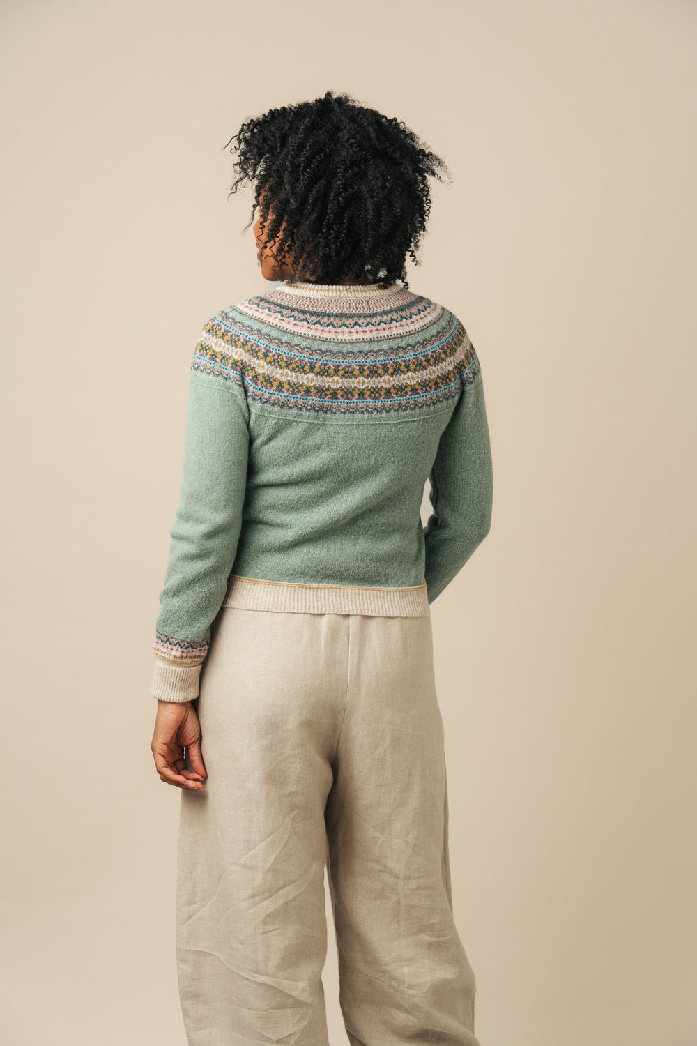 Eribe Alpine Short Cardigan - Sage