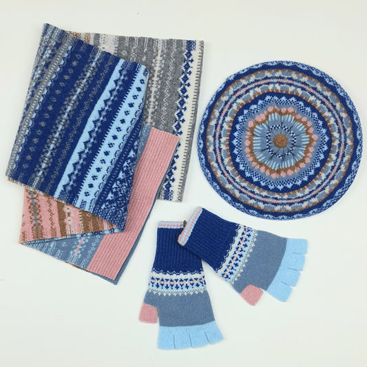Fairisle Gift Set in Dew