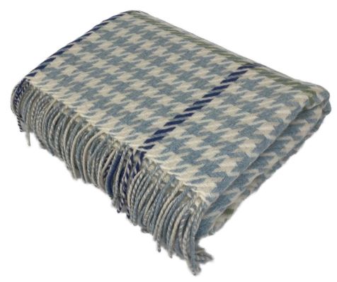 Merino Houndstooth Throws