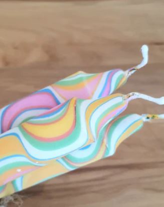 Hand Coloured Candles