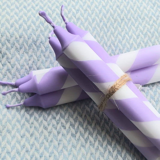Candy Coloured Candles - Lilac