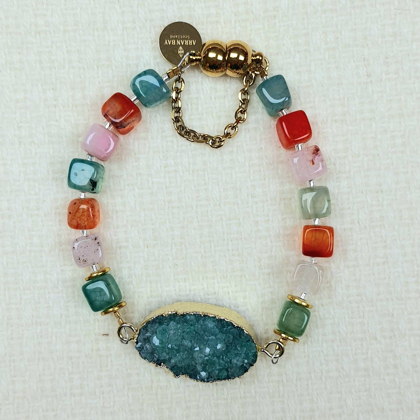 Agate Jewellery with Druzy Stone