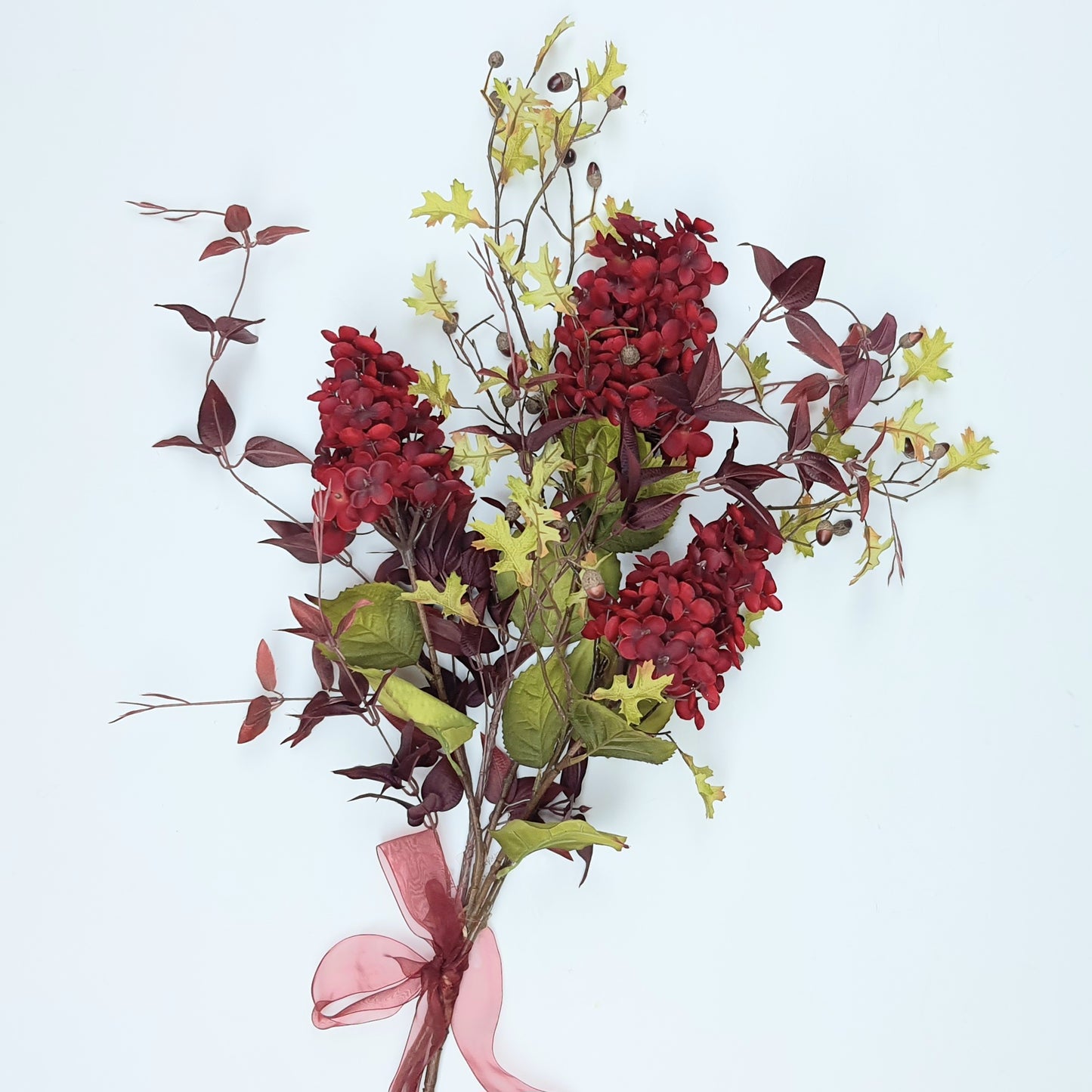 Deep Red Hydrangea Bunch